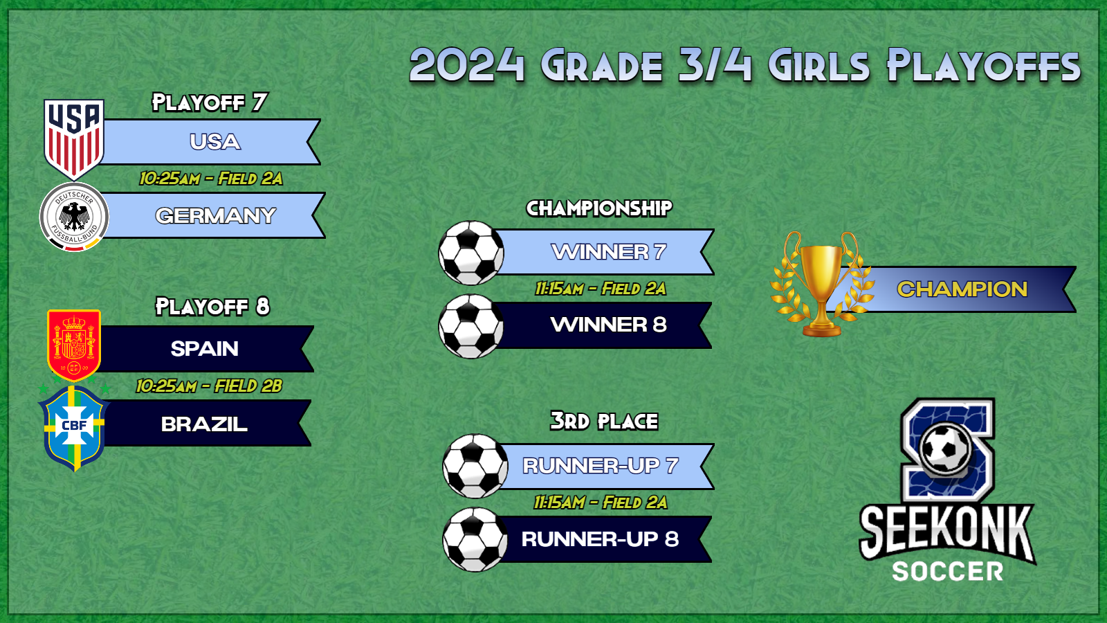 3-4 girls playoff schedule