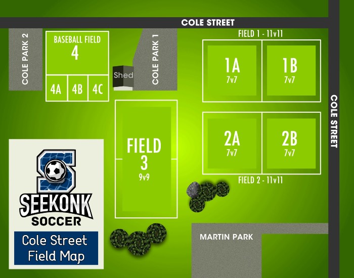 Cole St Field Map